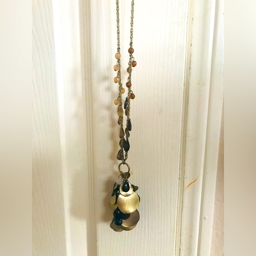 Gold plated bling necklace